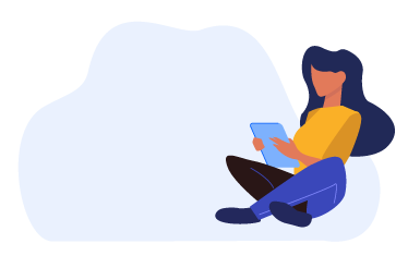 Woman with book